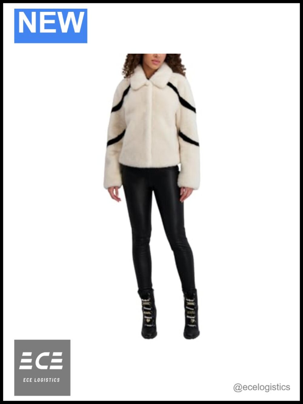Women's Short Faux Fur Coat Long Sleeve Fall Winter Warm Layer